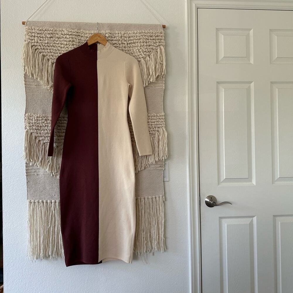 Ronny Kobo Colorblock Knit Dress